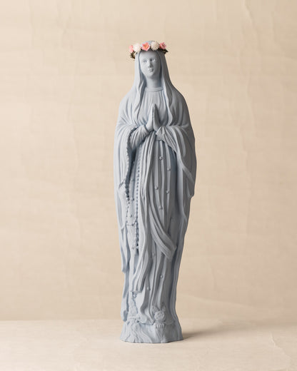 Vierge Sapristi V2 couronnée de fleurs