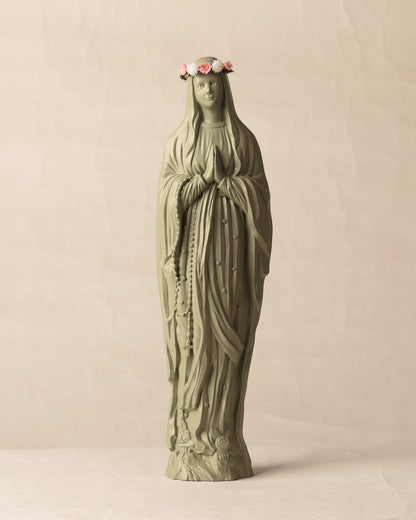 Vierge Sapristi V2 couronnée de fleurs