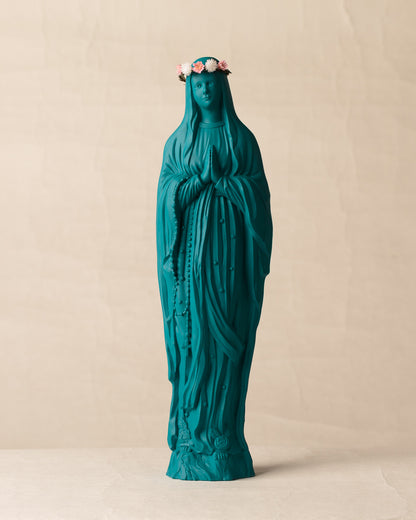 Vierge Sapristi V2 couronnée de fleurs