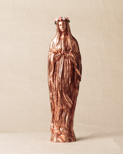 Vierge Sapristi V2 couronnée de fleurs