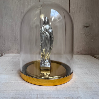 Vierge 6 cm sous cloche