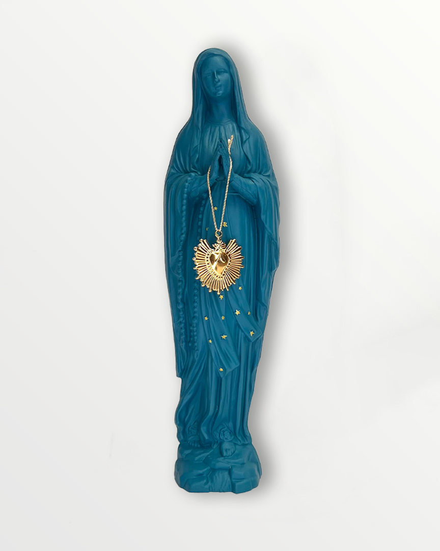 Statuette de la Vierge ex-voto
