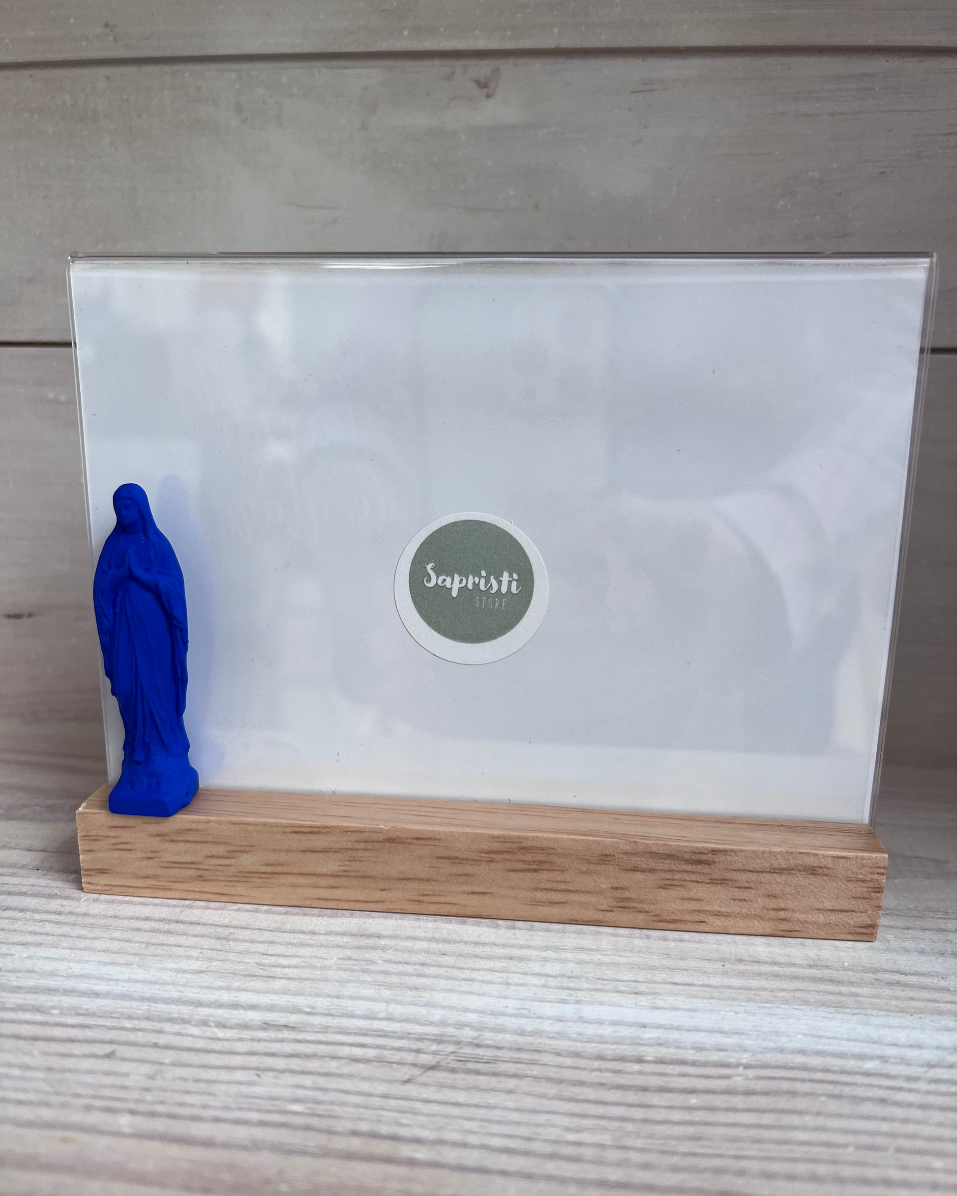 porte photo bleu infini