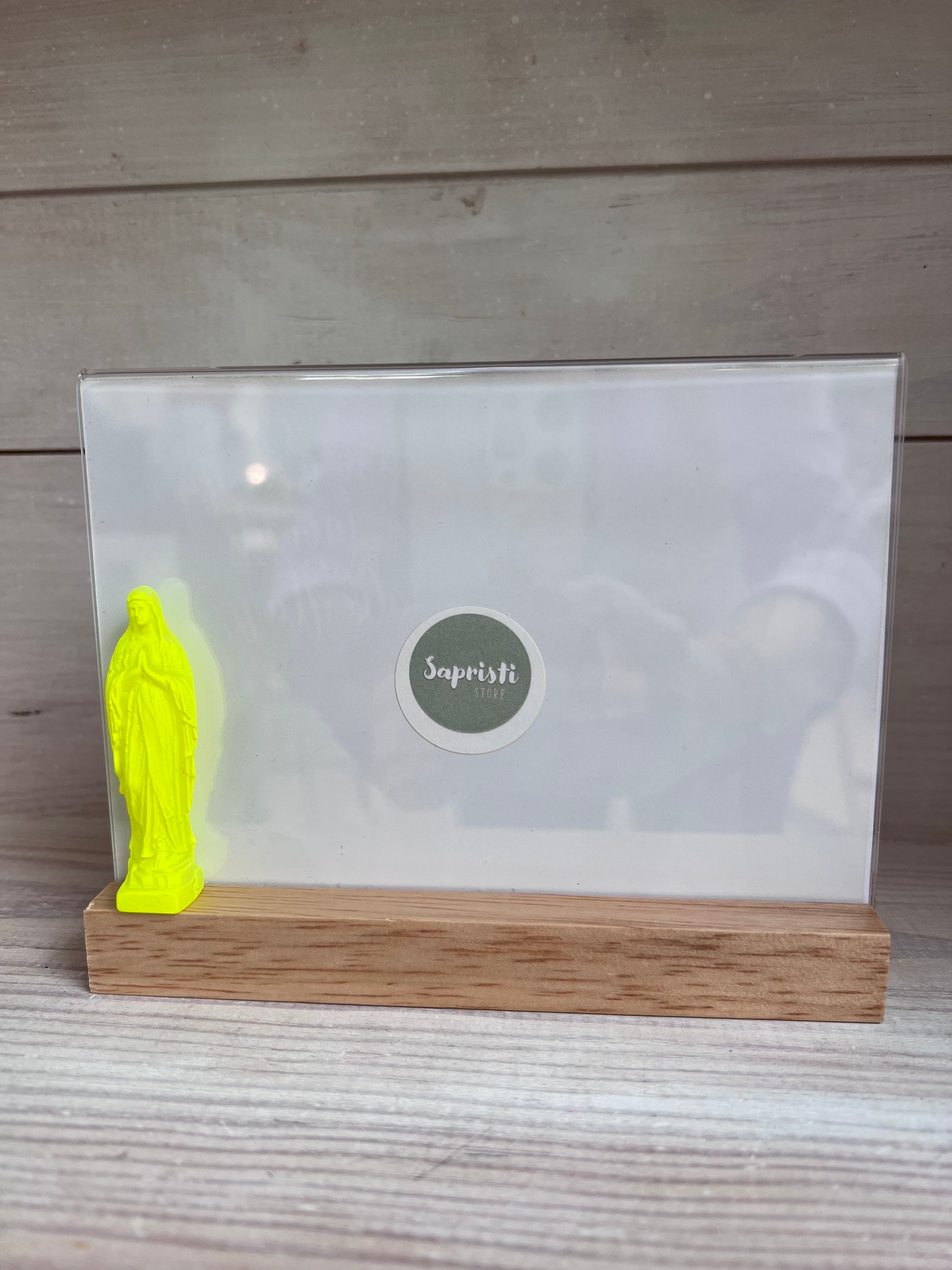 porte photo jaune fluo